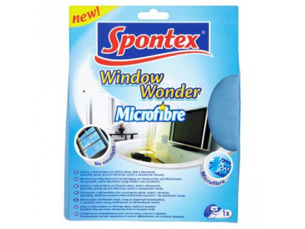 Spontex Полотенце из микрофибры для стекол, зеркал и экранов 1 шт.